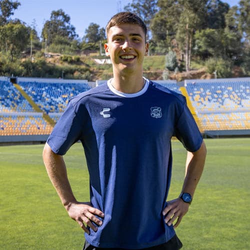 Polera Charly azul de salida Everton 2025